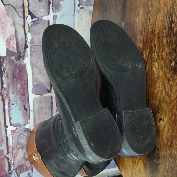 Tommy Hilfiger Faux Leather Equestrian Boots - Picture 11 of 14